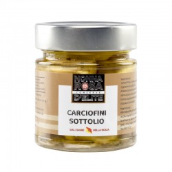 Seasoned artichokes in extra virgin olive oil
