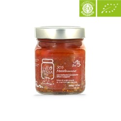 Salsa Biológica Lista para Usar "Malafemmina" con Tomates Datterino, Aceitunas y Alcaparras