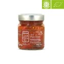 Sauce "Caporalessa" Prête à l\'Emploi Bio avec Olives, Câpres, Tomates Datterino et Aubergines