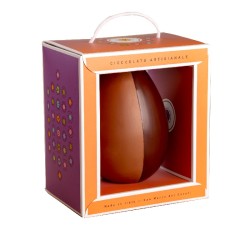Huevo de Pascua Doble Gusto de Chocolate con Leche y Chocolate Negro