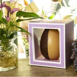 Huevo de Pascua de 250 g Doble Gusto con Chocolate Negro y Caramelo