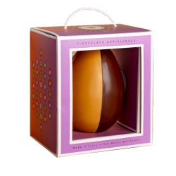 Huevo de Pascua de Doble Sabor con Chocolate Negro y Caramelo