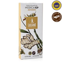 Modica IGP Chocolate Bar with ginger