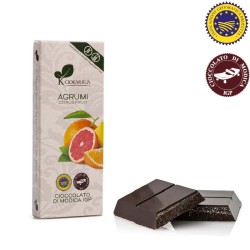 Tableta de Chocolate de Módica IGP Sabor Cítricos