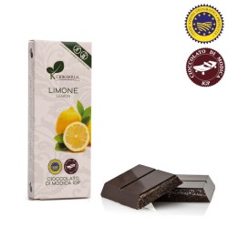 Modica IGP Lemon flavoured chocolate bar