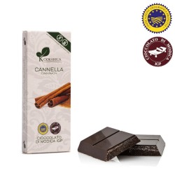 Modica IGP Cinnamon flavoured chocolate bar