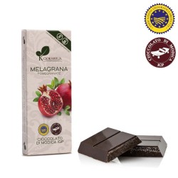 Modica IGP Pomegranate flavoured chocolate bar