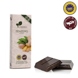 Tableta de Chocolate de Módica IGP Sabor Jengibre