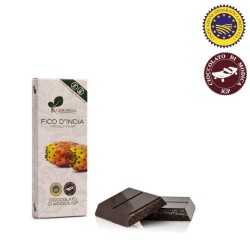 Modica IGP prickly pear flavoured chocolate bar
