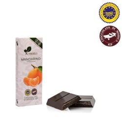 Modica IGP Mandarin flavoured chocolate bar