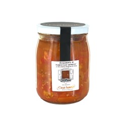 Préparation pour bruschetta  Sauce Tomates "Vernino" avec 'Huile d'Olive Extra Vierge