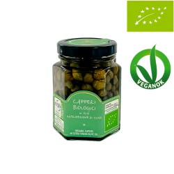 Câpres de Pantelleria biologiques dans l'huile d'olive extra vierge