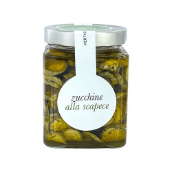 Calabacines en aceite de oliva virgen extra - olla grande