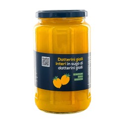 Gelbe Datterini-Tomatensoße Vorderseite