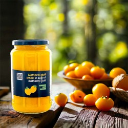 Gelbe Datterini-Tomatensoße Kontext