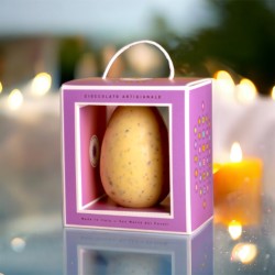 Easter Egg "Note di Sale" White Chocolate with Almonds and Salt_150 g_1