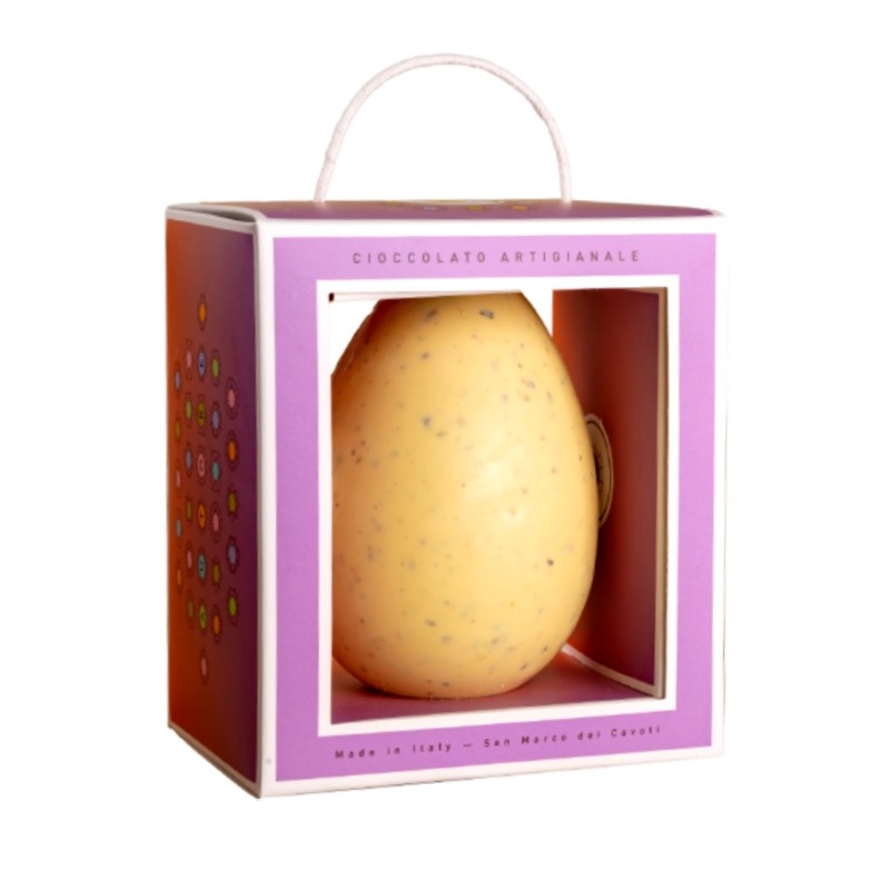 Easter Egg "Note di Sale" White Chocolate with Almonds and Salt_250 g_2