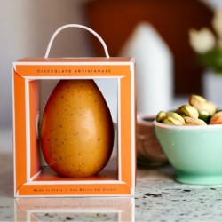 'Note di Sale' Easter Egg with Milk Chocolate, Salted Caramel and Pistachios • Medium size_1