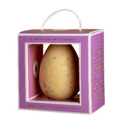 "Salt Notes" Easter Egg with White Chocolate and Pistachios • Small size