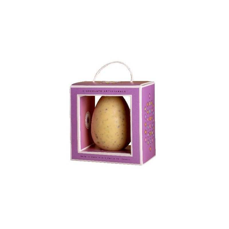 "Salt Notes" Easter Egg with White Chocolate and Pistachios • Small size 3
