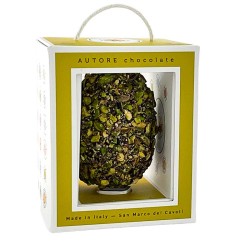 Milk Chocolate Easter Egg covered with Pistachio grains