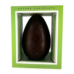 Huevo de Pascua de chocolate oscuro y Croccantino de San Marco dei Cavoti